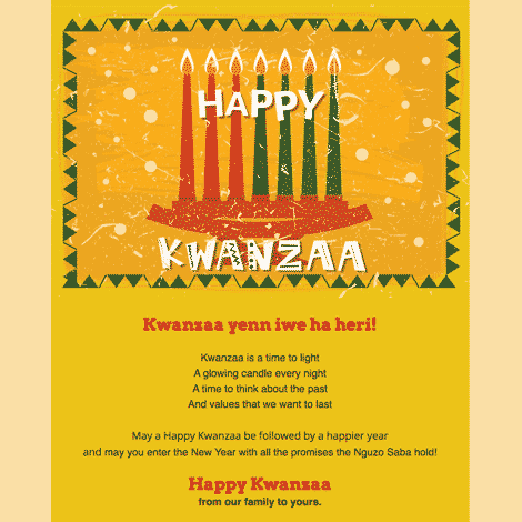 Kwanzaa Greetings